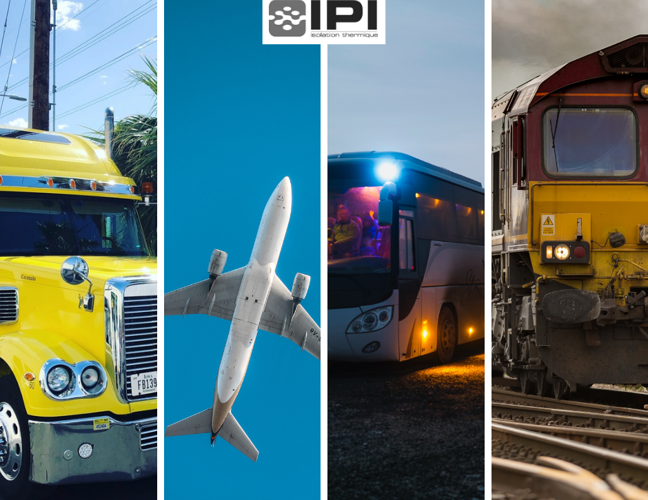 Isolation dans les divers moyens de transport